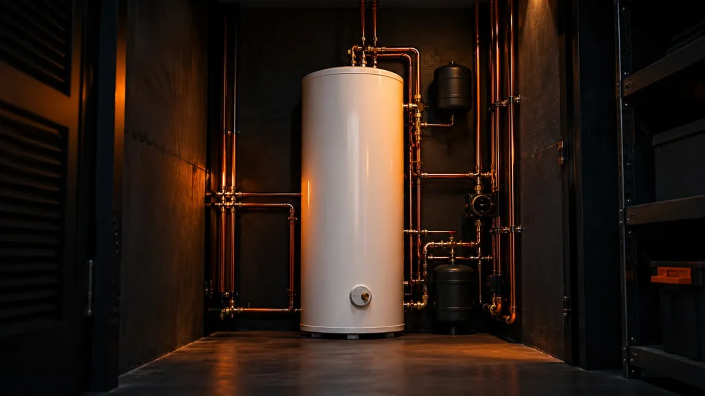 Hot water